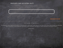 Tablet Screenshot of comune.mercato-san-severino.sa.it